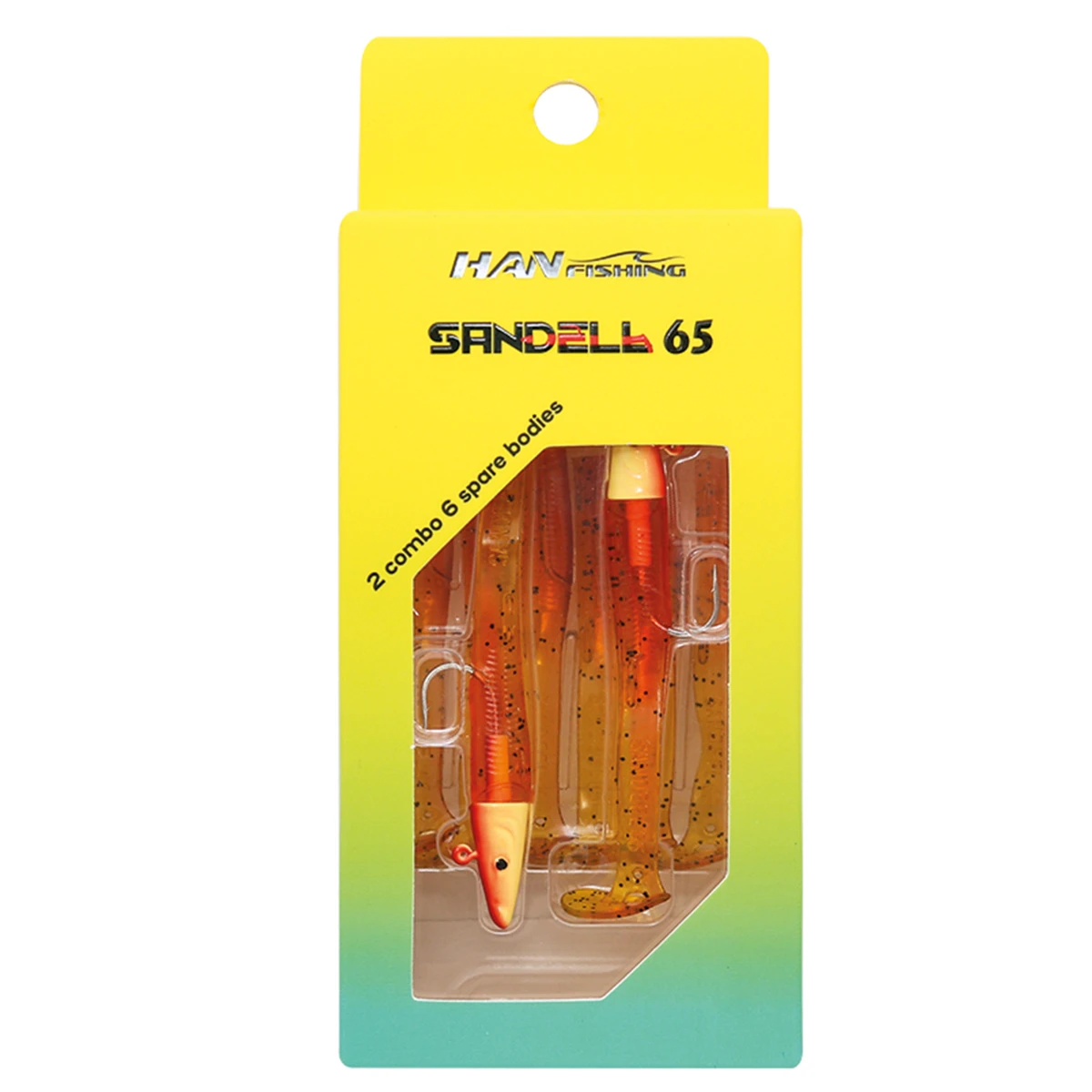 HANFISH Sandeel 6.5 cm 3.5 gr 5+3 Silikon Yem  SL-610 Rock Candy