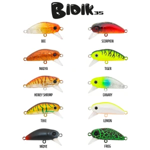 HANFISH Bıdık Serisi 3,5 cm 3,1 gr Floating Sinking (Yavaş Batan) Maket Yem