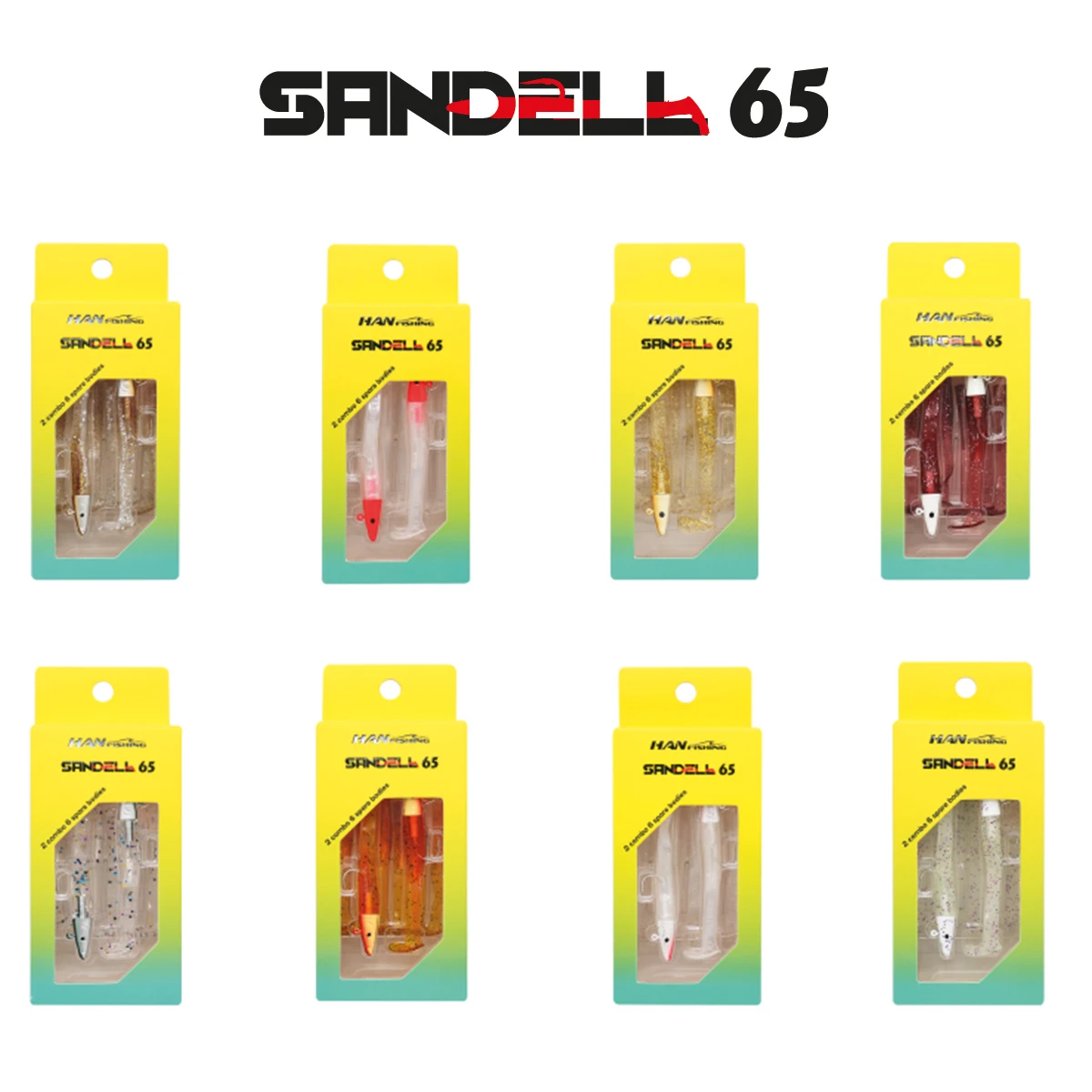HANFISH Sandeel 6.5 cm 3.5 gr 5+3 Silikon Yem  SL-610 Rock Candy