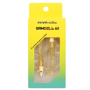HANFISH Sandeel 6.5 cm 3.5 gr 5+3 Silikon Yem  SL-650 Sandfish