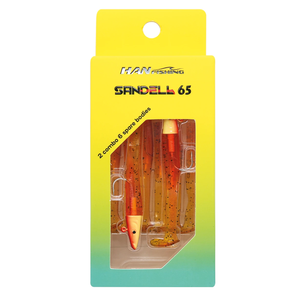 HANFISH Sandeel 6.5 cm 3.5 gr 5+3 Silikon Yem  SL-660 Rock Bait
