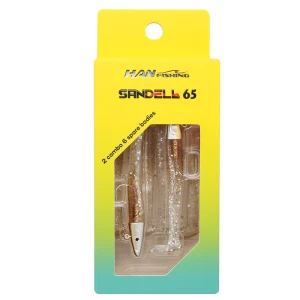 HANFISH Sandeel 6.5 cm 3.5 gr 5+3 Silikon Yem  SL-640 Real Silver