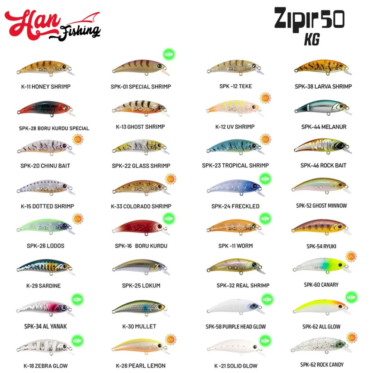 HANFISH Zıpır K-33 Colorado Shrimp