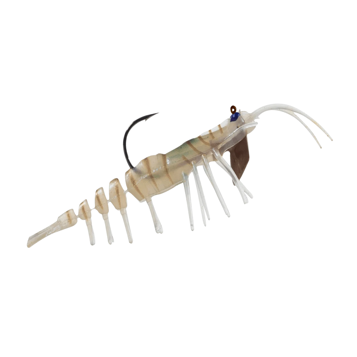 HANFISH Teke Shrimp Baby Serisi 5,5 cm 3,8 gr Silikon Karides TKJ-106 Naturel Shrimp