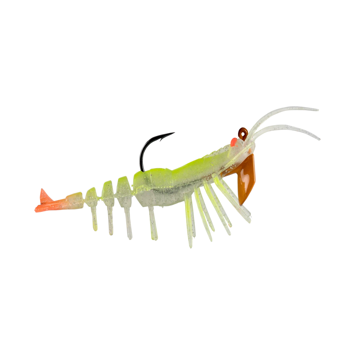 HANFISH Teke Shrimp Serisi 7.5 cm 7 gr Silikon KaridesTeke TK-512 Lemon Shrimp