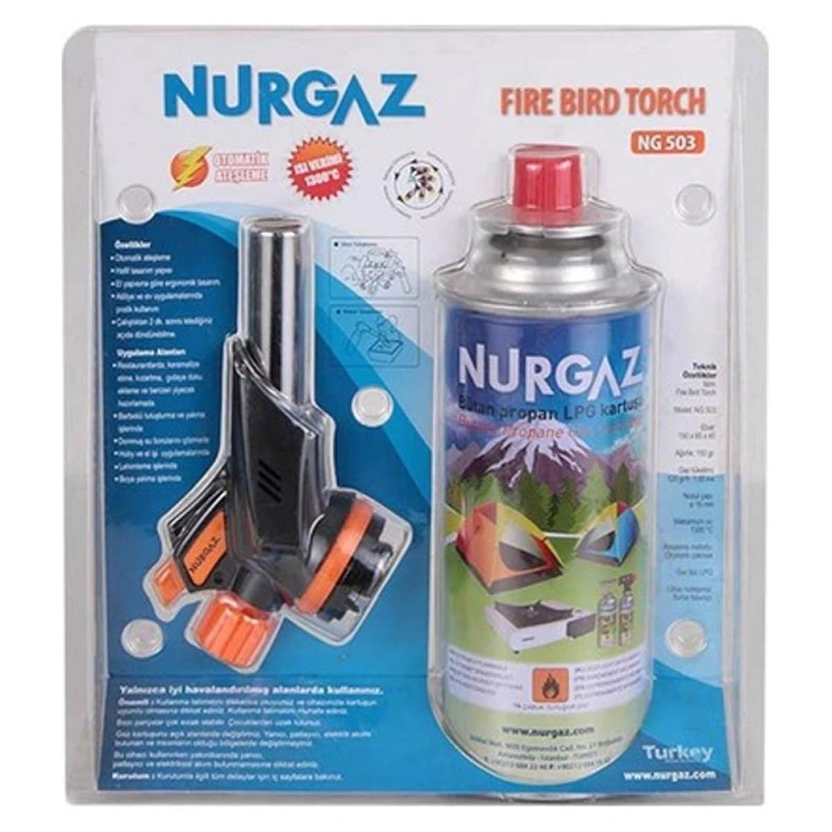 NURGAZ Fire Bird Torch Pürmüz NG 503