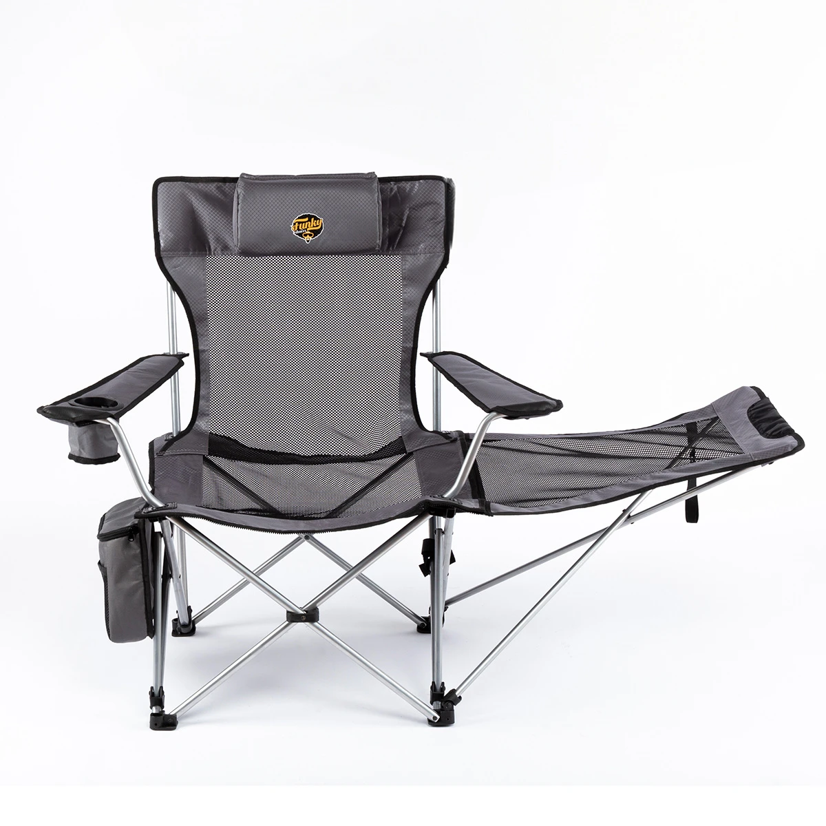 FUNKY CHAIRS Lazy 3 Plus Yatabilen Kamp Sandalyesi Gri