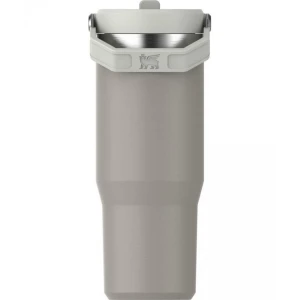Stanley The IceFlow Flip Straw Pipetli Termos Bardak 0,89 LT - Kül Rengi