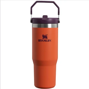 Stanley The IceFlow Flip Straw Pipetli Termos Bardak 0,89 LT - Turuncu