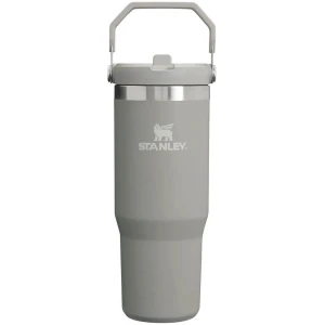 Stanley The IceFlow Flip Straw Pipetli Termos Bardak 0,89 LT - Kül Rengi