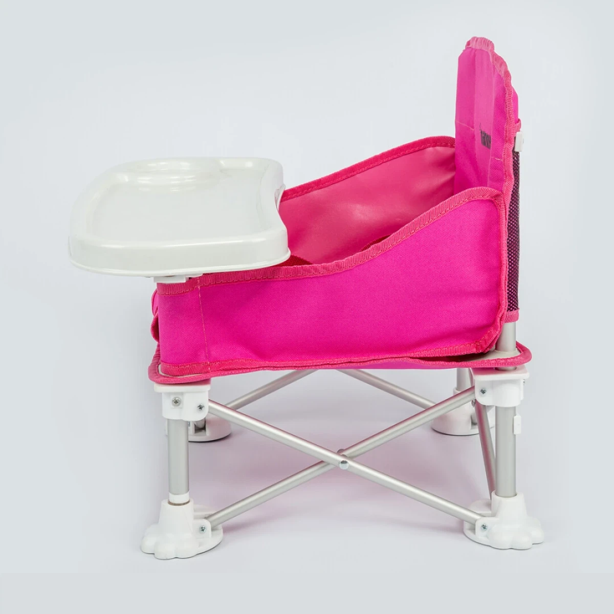 NANNY Deluxe Portatif Katlanabilir Mama Sandalyesi Fuşya