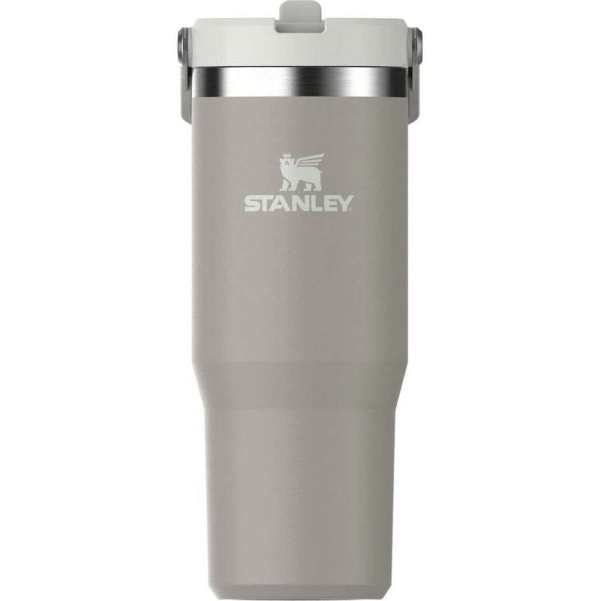 Stanley The IceFlow Flip Straw Pipetli Termos Bardak 0,89 LT - Kül Rengi