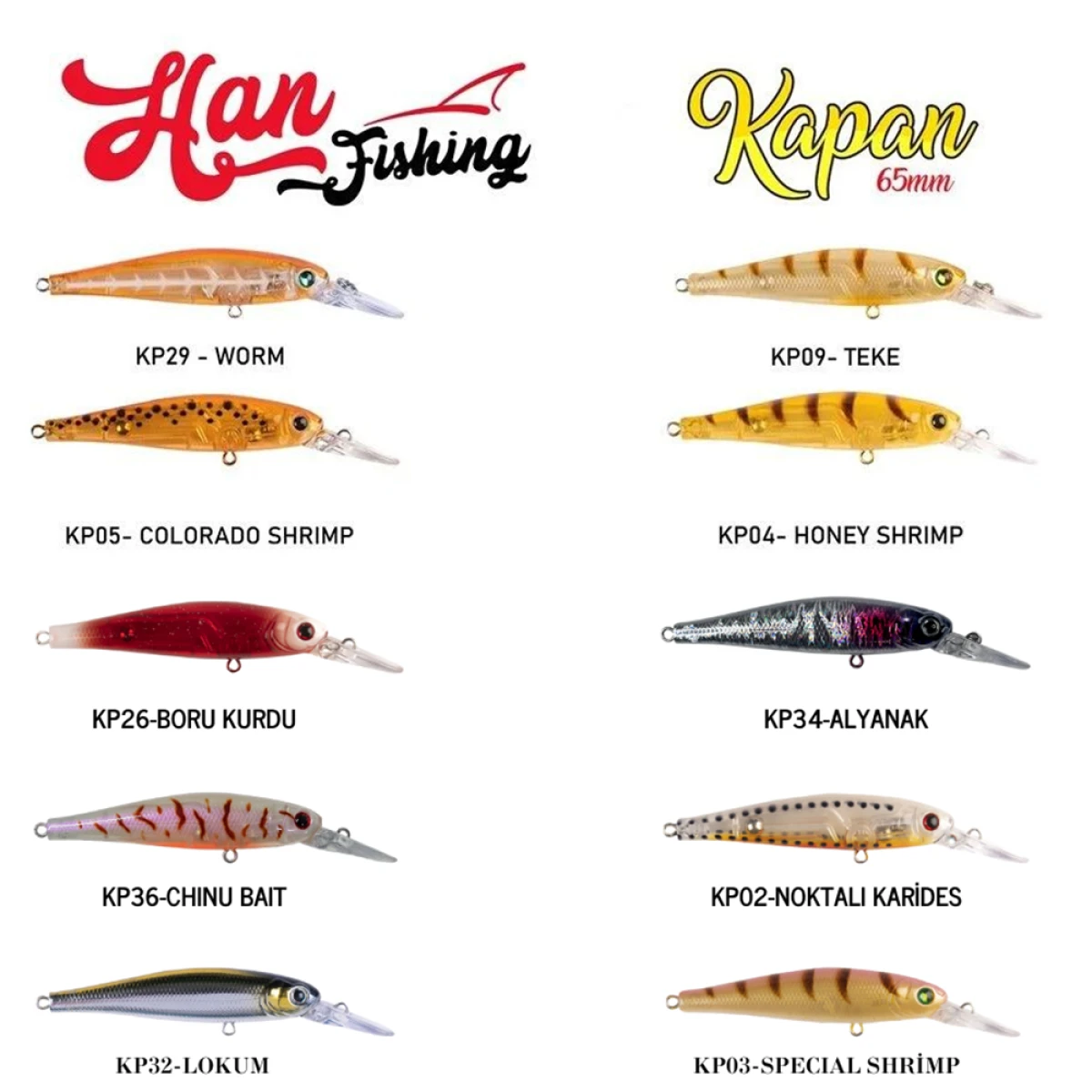 HANFISH Kapan Serisi Maket Yem Kapan KP09 - Teke