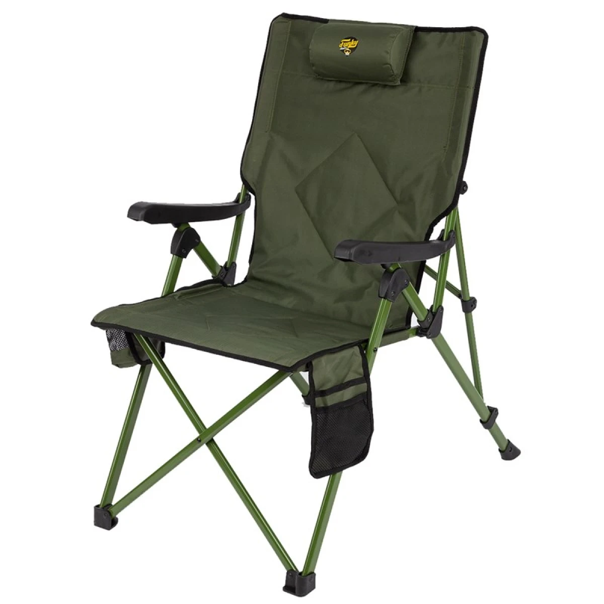 FUNKY CHAIRS Comfort 3 Kademeli Katlanabilir Kamp Sandalyesi - Haki
