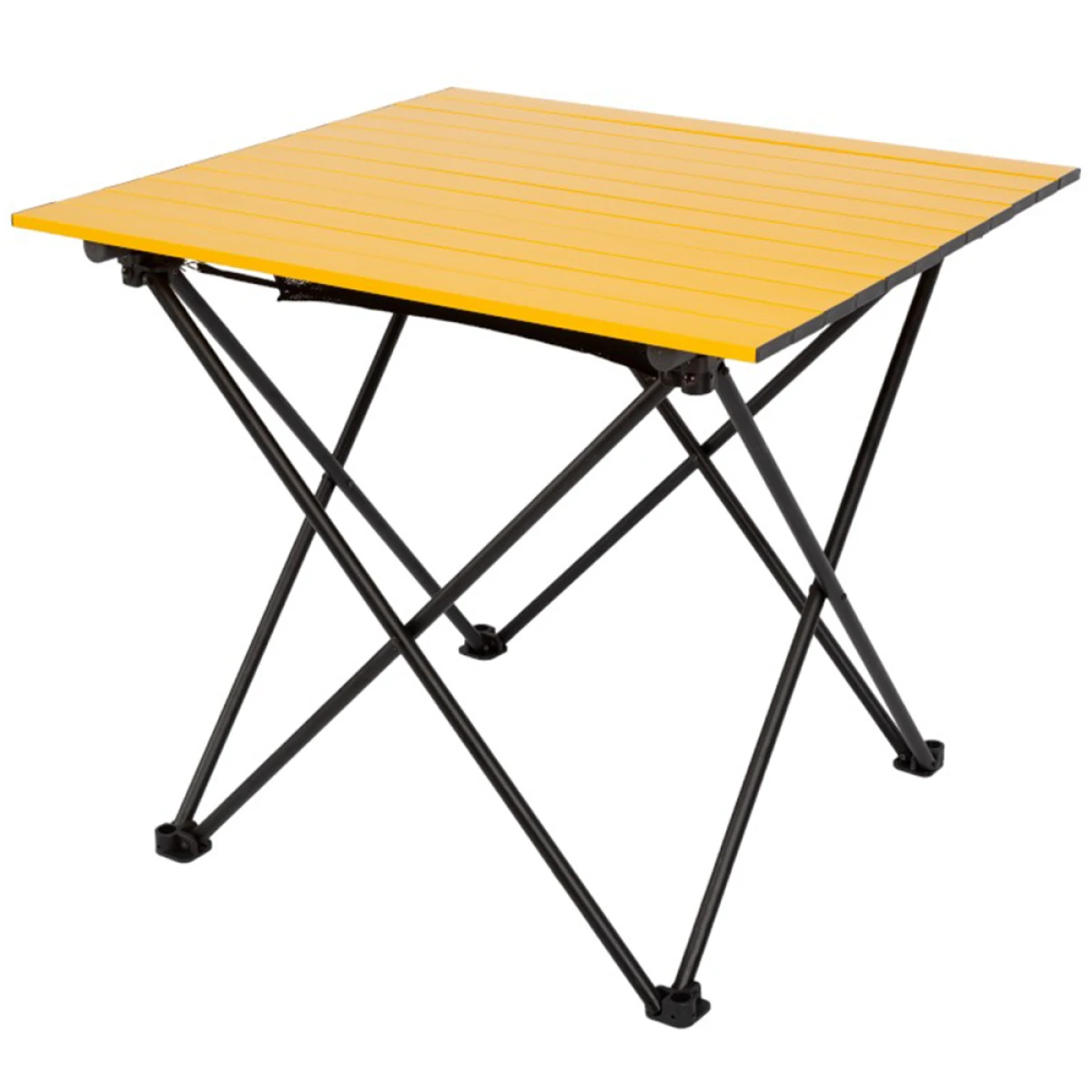 FUNKY CHAIRS Black Katlanabilir Kamp Masası Büyük - Sarı (71 x 68 x 62cm)