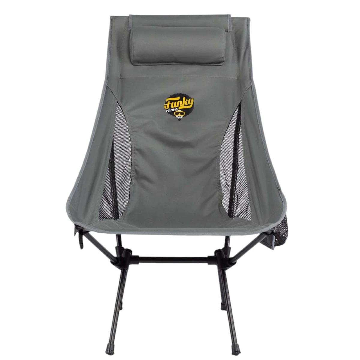FUNKY CHAIRS Sky Ultralight Katlanabilir Kamp Sandalyesi - Gri Renk