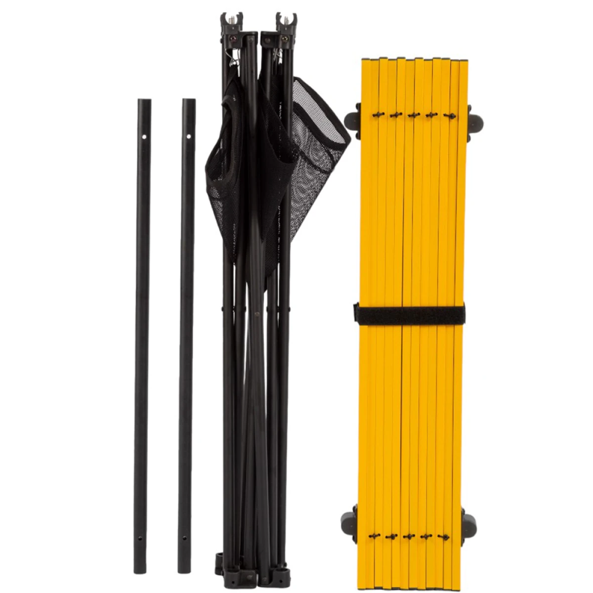 FUNKY CHAIRS Black Katlanabilir Kamp Masası Büyük - Sarı (71 x 68 x 62cm)