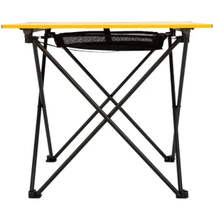 FUNKY CHAIRS Black Katlanabilir Kamp Masası Büyük - Sarı (71 x 68 x 62cm)