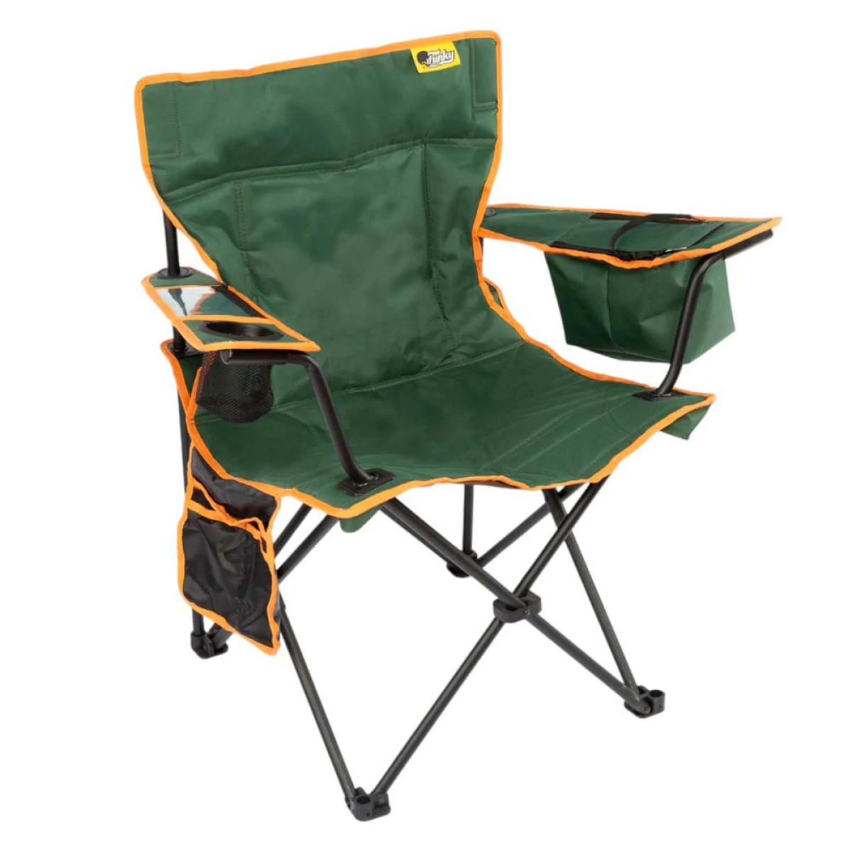 FUNKY CHAIRS Cool Ice Petrol Yeşili/Sarı Lüks Kamp Sandalyesi