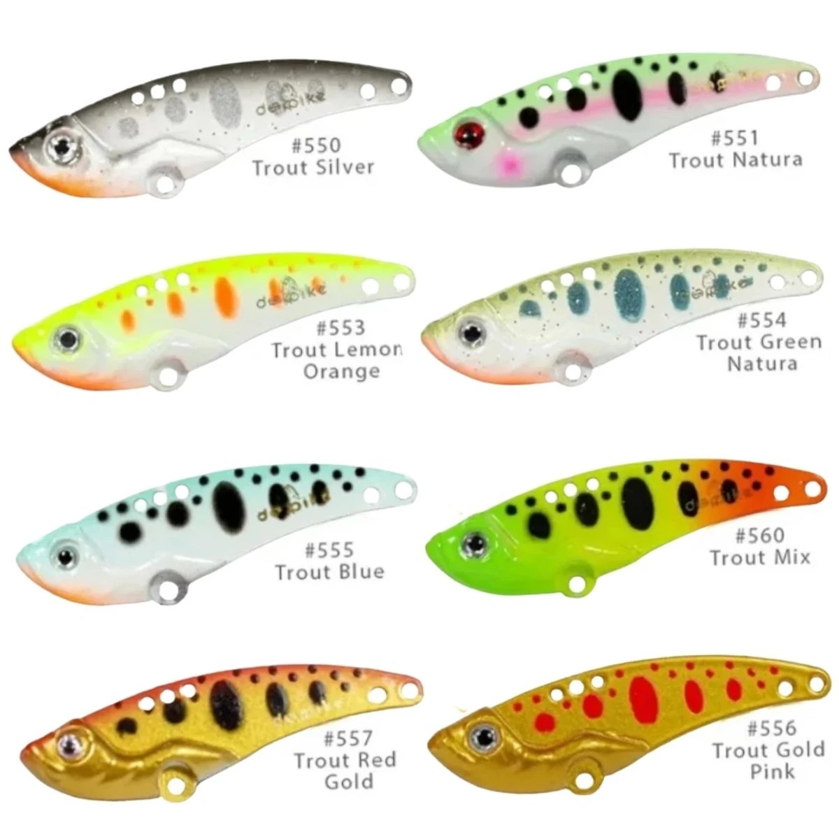 DEEPPIKE VIB Trout 4,5 cm 8 gr Jig Yem UV