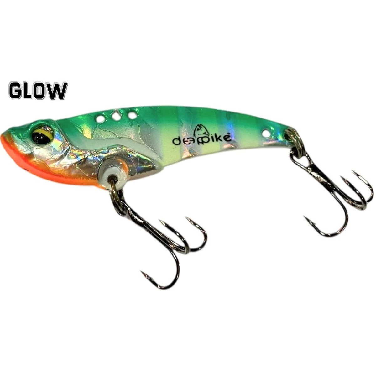 DEEPPIKE VIB Trout 5,4 cm 14 gr Ji̇g Yem Green Zebra Glow