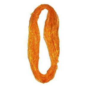 Doğal Saf İpek Zargana İpeği Turuncu - 10 Adet