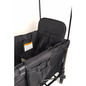 Ecrou Güneş Tenteli Vagon Taşıma Arabası Siyah