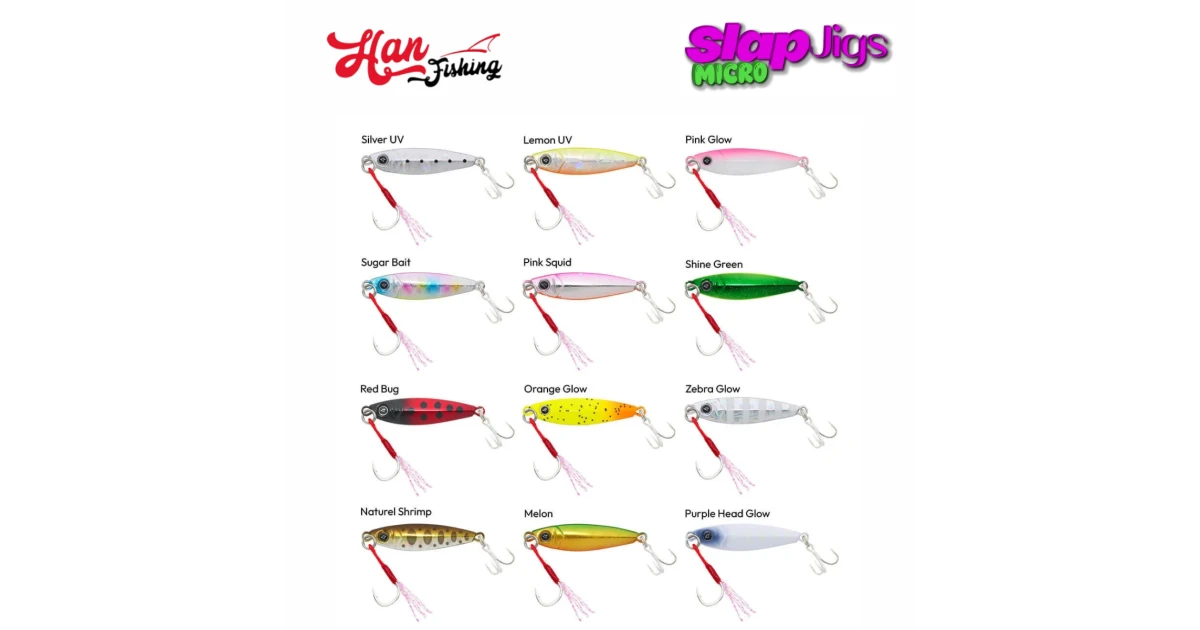 HANFISH Slap Jig Micro 5 Gr Jig Yem SL-68 Lemon Uv | Avfoni