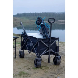 Ecrou Masalı Katlanır Vagon Taşıma Arabası Siyah