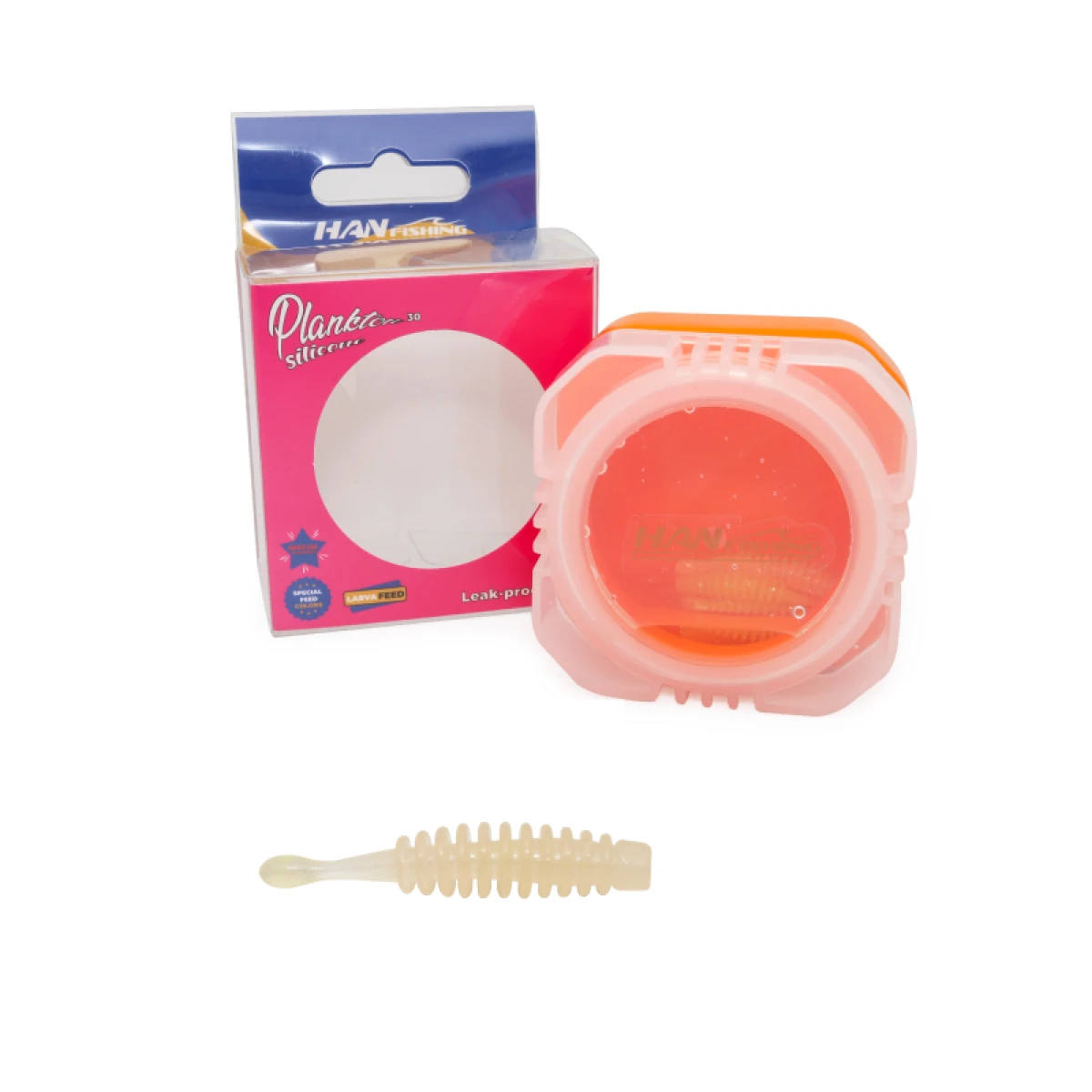 HANFISH Plankton 3 Cm Sızdırmaz Kutulu Lrf Silikon Yem PS-1110 Glow Naturel