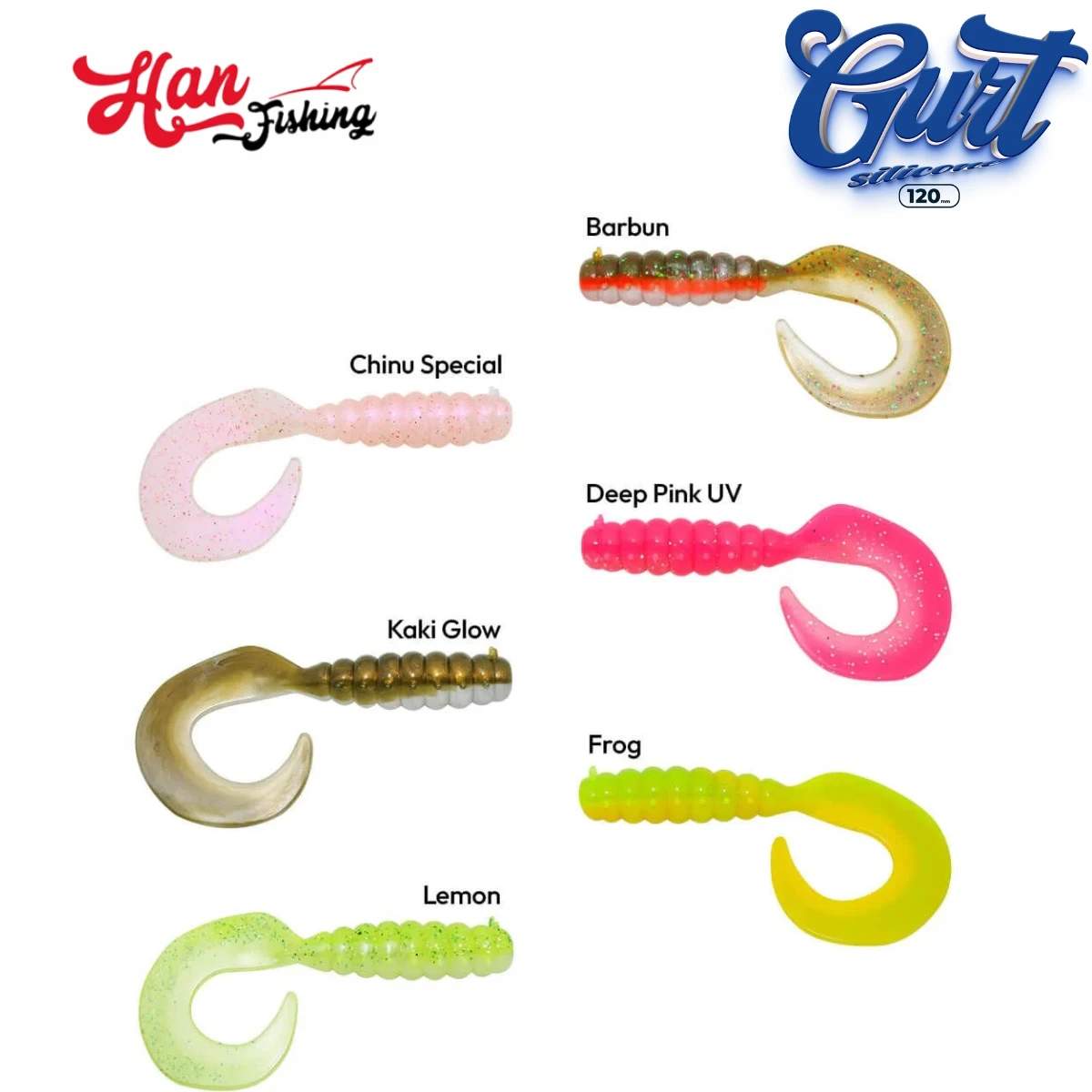 HANFISH Gurt 12 Cm Silikon Yem DGT-907 Kaki Glow