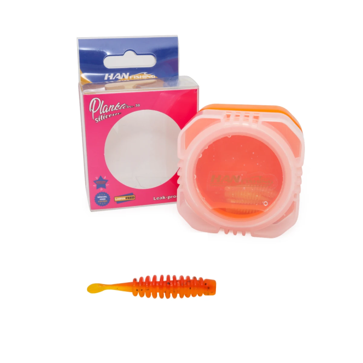 HANFISH Plankton 3 Cm Sızdırmaz Kutulu Lrf Silikon Yem PS-1120 Honey Bait