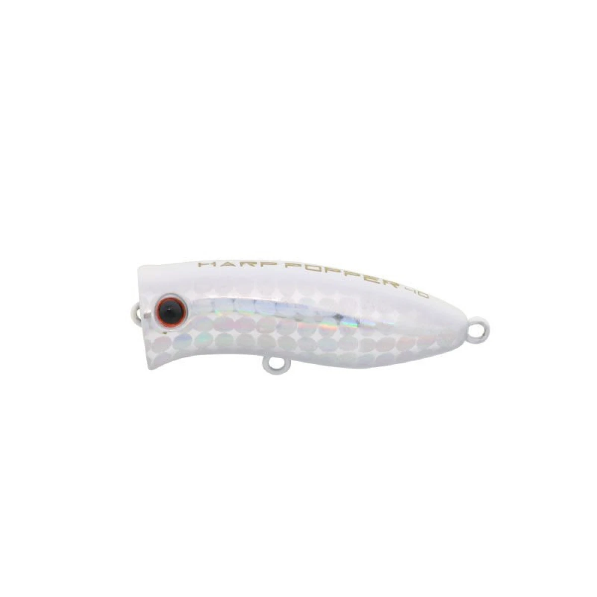 HANFISH Harp Popper 4 Cm 4 Gr Mini LRF Popper MH-604 Peary White