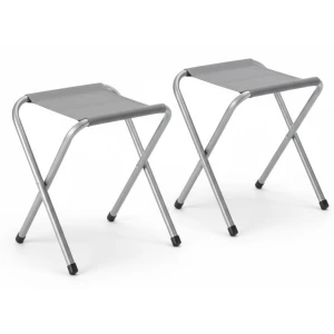 FUNKY CHAIRS Katlanabilir Tabure - Füme 2 Adet