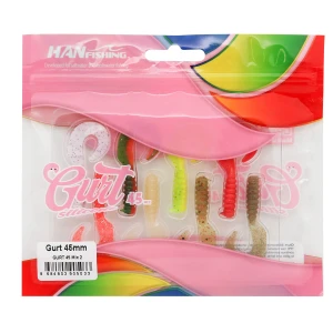 HANFISH Gurt 4.5 Cm Silikon Yem - Mix 2