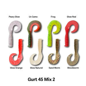 HANFISH Gurt 4.5 Cm Silikon Yem - Mix 2