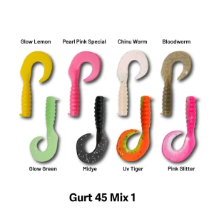 HANFISH Gurt 4.5 Cm Silikon Yem - Mix 1