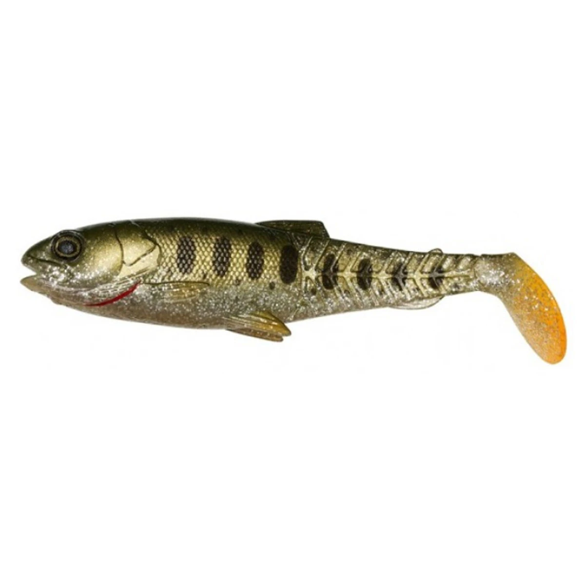 Savage Gear Craft Cannibal Paddletail 6.5 cm 4 gr Suni Yem - Olive Pearl Silver Smolt