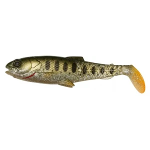 Savage Gear Craft Cannibal Paddletail 6.5 cm 4 gr Suni Yem - Olive Pearl Silver Smolt
