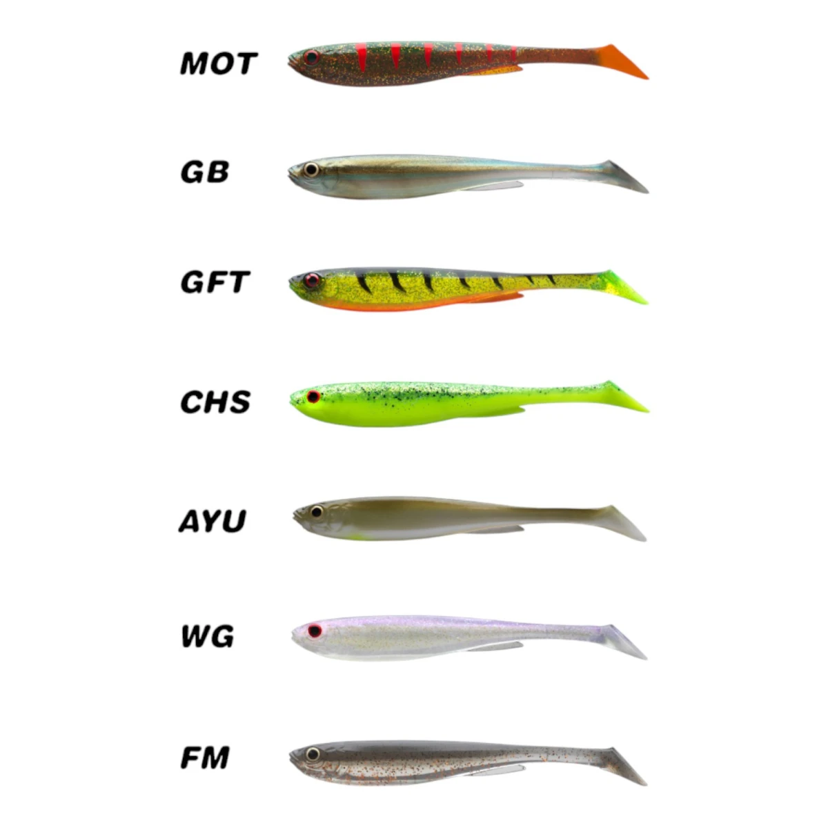 DAIWA Prorex Slim Shady 7.5cm - CHART SHOCKER (CHS)