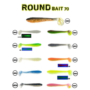 Fujin Round Bait 70mm Silikon Balık