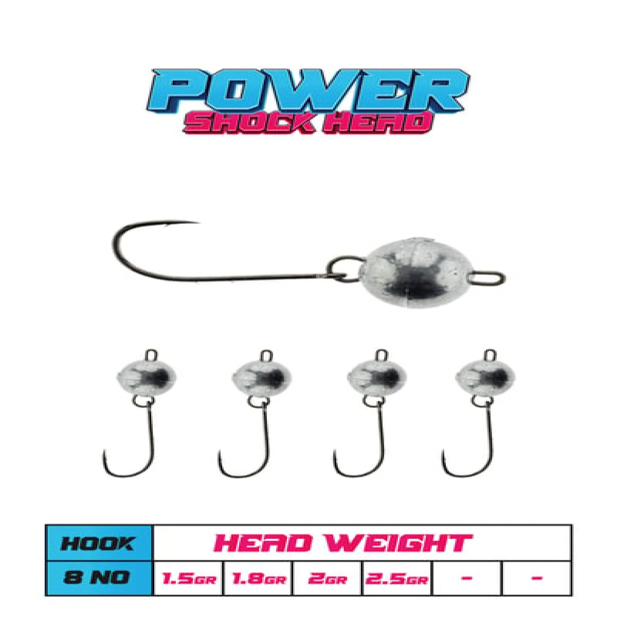 FUJIN Power Shockhead #6 Hareketli Jighead