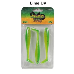 Ryuji Panic Shad 9cm 5.5gr Silikon Yem - UV LIME 3 ADET