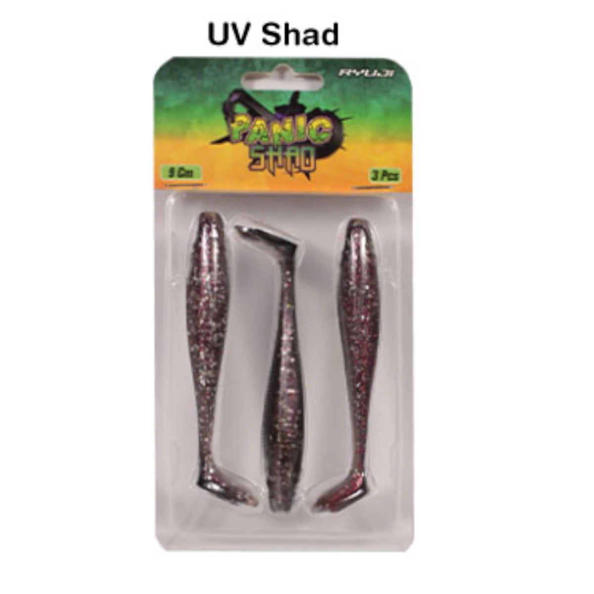 Ryuji Panic Shad 9cm 5.5gr Silikon Yem - UV SHAD 3 ADET