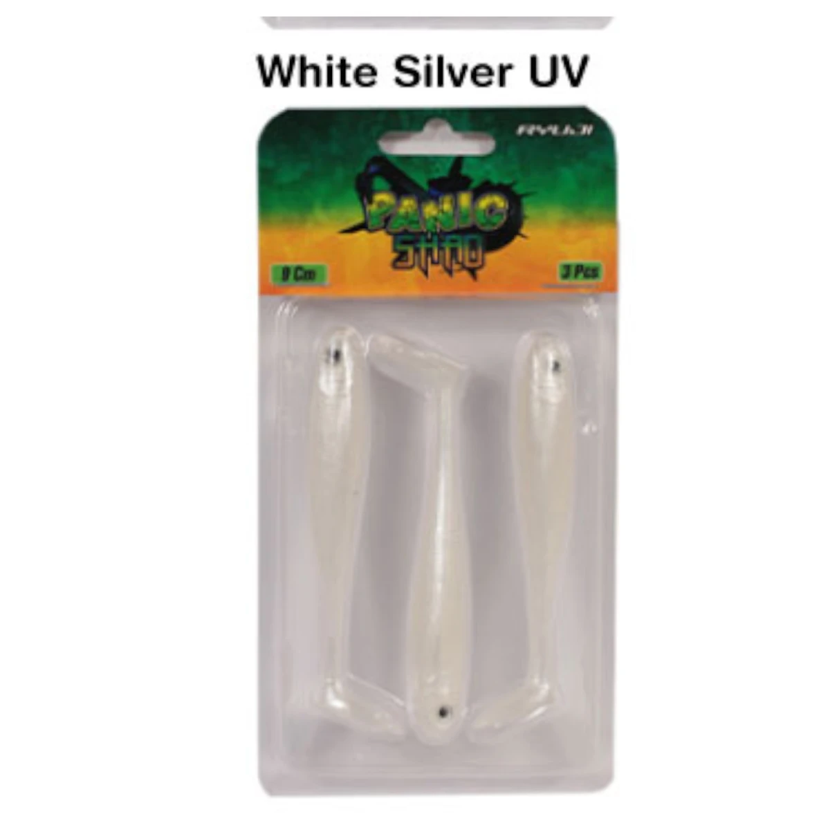 Ryuji Panic Shad 9cm 5.5gr Silikon Yem - SILVER WHITE UV 3 ADET