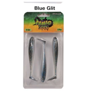 Ryuji Panic Shad 9cm 5.5gr Silikon Yem - BLUE GLIT 3 ADET
