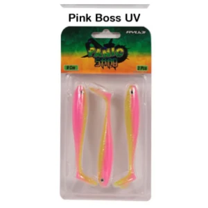 Ryuji Panic Shad 9cm 5.5gr Silikon Yem - PINK BOSS UV 3 ADET