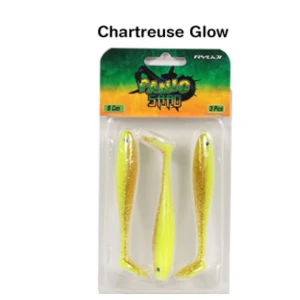 Ryuji Panic Shad 9cm 5.5gr Silikon Yem - CHARTREUSE GLOW 3 ADET