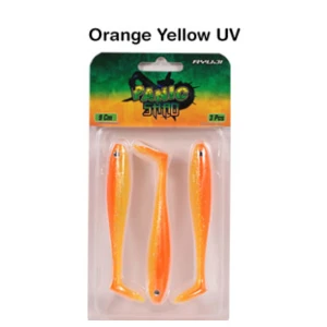 Ryuji Panic Shad 9cm 5.5gr Silikon Yem - ORANGE YELLOW UV 3 ADET