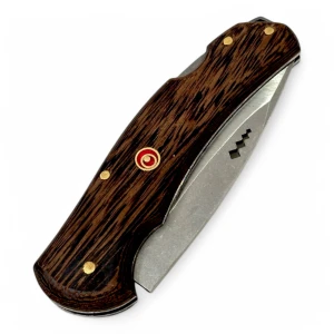 Palta Outdoor Bushcraft Kilitli Katlanır Model 21 cm Koyu Kahverengi